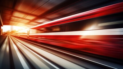 Light Trails from High Speed Rail