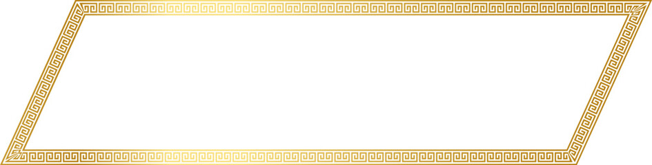 Chinese decoration golden frame and border. Traditional oriental frame and borders decoration.