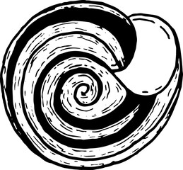 Hand drawn elements illustration