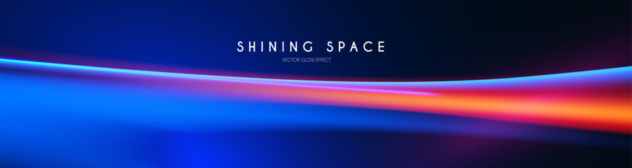 Motion light effect. Shining magic background and liquid speed light