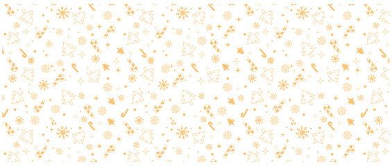 cute simple christmas icon seamless pattern background