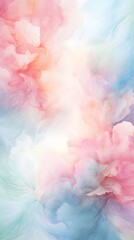 Image that showcases a harmonious blend of pastel watercolor splashes, background image, generative AI