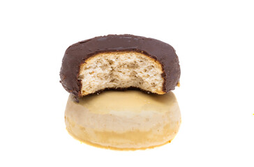 Shortbread (Polvoron) isolated