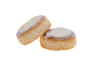 Shortbread (Polvoron) isolated