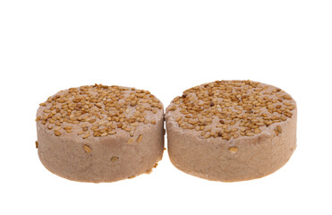 Shortbread (Polvoron) isolated