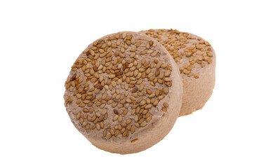 Shortbread (Polvoron) isolated