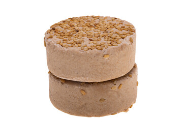 Shortbread (Polvoron) isolated