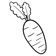 vegetable doodles, black doodles, coloring book cartoons, coloring pages for kids.