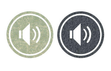Sound icon symbol gray and yellow 