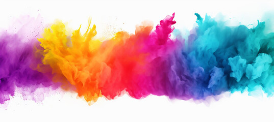 Fototapeta na wymiar paint abstract holi powder motion art splashing background fantasy explosion smoke texture explode flour