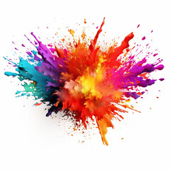 paint abstract art explosion colored powder background holi texture splash splatter explode ink design b