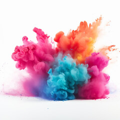 Fototapeta premium abstract paint powder motion dust explosion art holi spray splashing fantasy explode backgrounds colors
