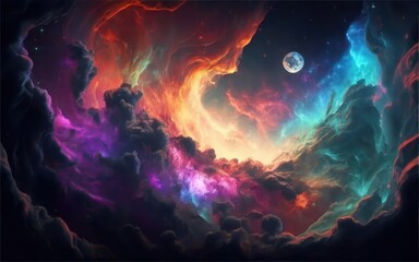 sky galaxy nebula wallpaper background