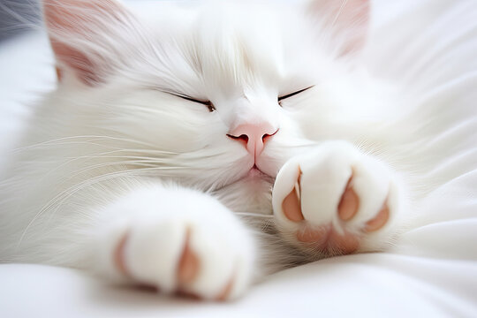 sleeping cat image