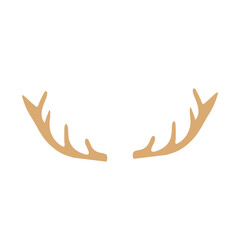 Obraz na płótnie Canvas Deer horn vector