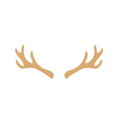Deer horn vector