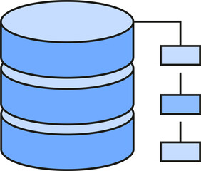 Database and Diagram Icon
