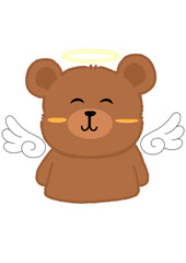 Super cute bear expression, icon, element, bear, cute, cartoon