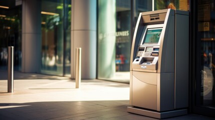 Financial services, ATM, money turnover 