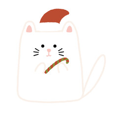 Cute Christmas cat
