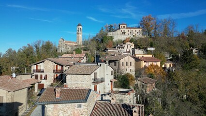 EUROPE, ITALY 12-13-2023 Ruino in Province of Pavia in the  Lombardy close to Milan - ancient...