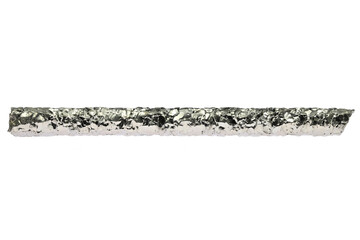99.99% fine zirconium isolated on white background