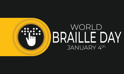 World Braille Day, World Braille Day on January 4th, World Braille Day international holiday, World Braille Day, Important Day, January 4th