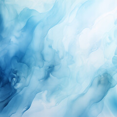 Ethereal blue smoke waves, abstract and flowing, with a soft, translucent gradient.