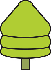 Pine Tree Illustration
