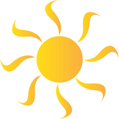 Sun Icon Illustration
