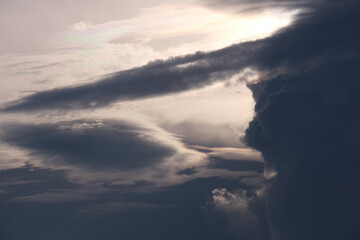 Fototapeta na wymiar Dramatic clouds and sky backgrounds 