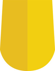 Yellow Shield Badge Icon
