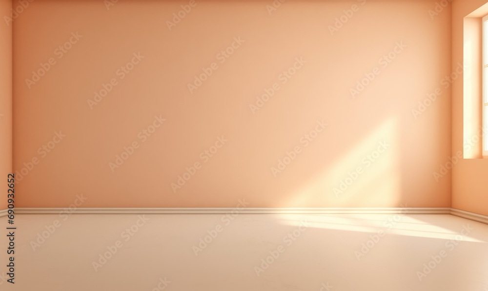 Aufkleber light and shadow on the wall and floor for design or creative work. beautiful original background im