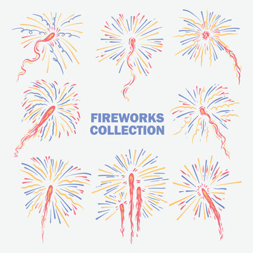 Coloruful Firework Explosion Collection