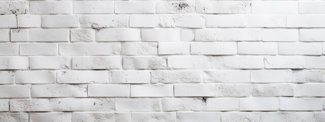 Obraz premium Wall brick white Light beautiful original wide format background image with texture high resolution