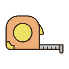 Tape Measure Icon Vector On Trendy Design