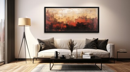 an abstract masterpiece with luxurious silky blends of maroons, golds, and midnight blacks, exuding elegance and depth.