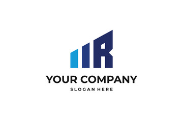 Letter R - Accounting and Financial Logo : Suitable for Accounting and Financial Theme, Business and Consulting Theme, Infographics and Other Graphic Related Assets.