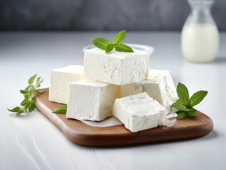 Feta cheese with herbs
