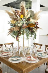 mesa de eventos de BODA
