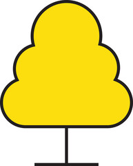 Tree Icon Illustration
