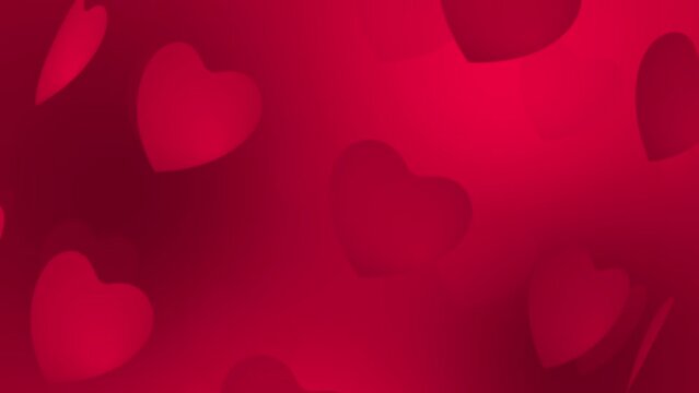Valentines day hearts rotate, valentines day background