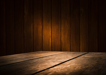 Empty wooden background for your display space.
