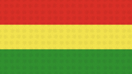 Rasta flag illustration background wallpapers red yellow green colors design template art blank copy space place for text text area