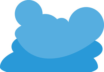 Blue Cloud Illustration
