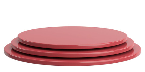 Product display. Product podium. 3D illustration.