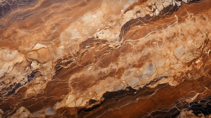 natural coffee brown marble slab texture background. Generative AI.