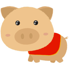 cartoon pig