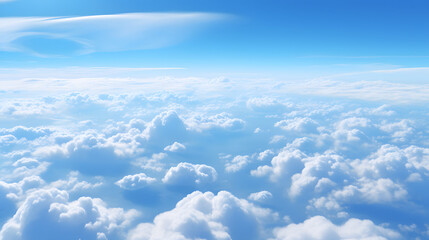 Fototapeta na wymiar Blue sky and clouds panorama