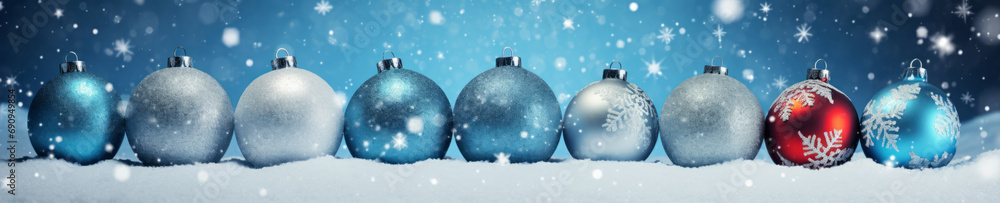 Poster abstract background with christmas theme, web site header or footer template